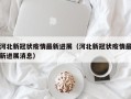 河北新冠状疫情最新进展（河北新冠状疫情最新进展消息）