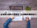 全球确诊病例人数排名（全球确诊病例排行）