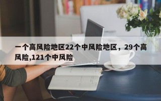 一个高风险地区22个中风险地区，29个高风险,121个中风险