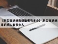 【新型冠状病毒感染者有多少】,新型冠状病毒的病人有多少人