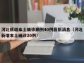 河北新增本土确诊病例40例最新消息（河北新增本土确诊20例）
