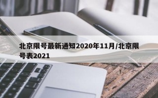 北京限号最新通知2020年11月/北京限号表2021