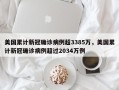 美国累计新冠确诊病例超3385万，美国累计新冠确诊病例超过2034万例