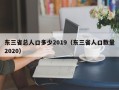 东三省总人口多少2019（东三省人口数量2020）