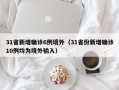 31省新增确诊6例境外（31省份新增确诊10例均为境外输入）