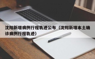 沈阳新增病例行程轨迹公布（沈阳新增本土确诊病例行程轨迹）